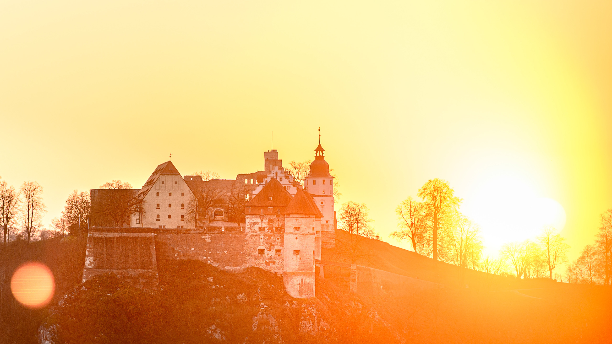 Schloss Hellenstein im Winter. Foto: Stadt Heidenheim