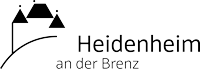 Logogramm der Stadt Heidenheim in schwarz