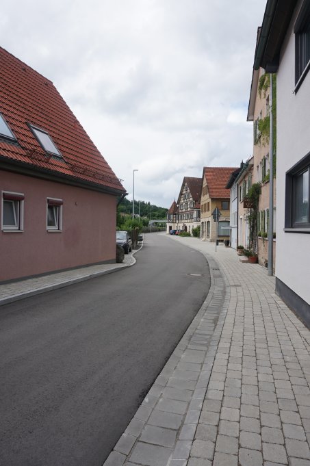 Straße Am Jagdschlößle - nachher