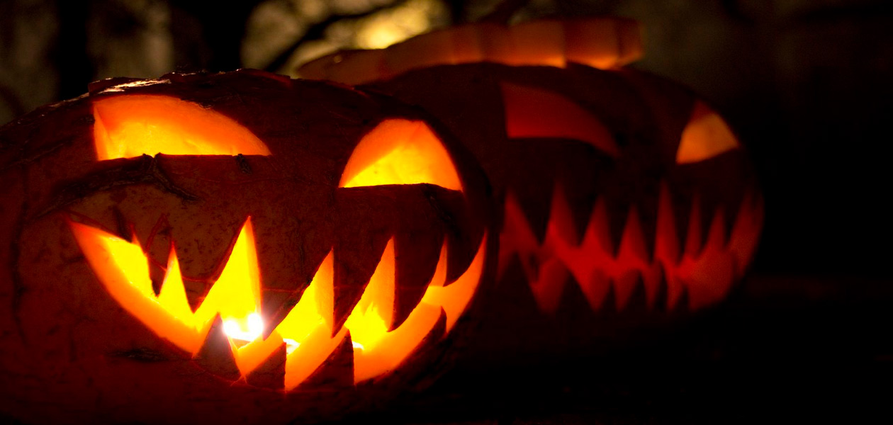 Geschnitzter Halloweenkürbis, Foto: Benjamin Beck